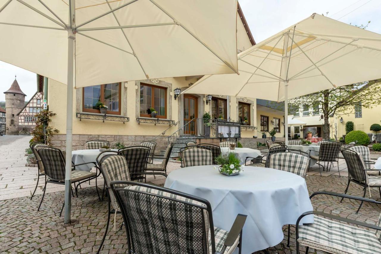Niederstetten Hotel Gasthof Krone מראה חיצוני תמונה